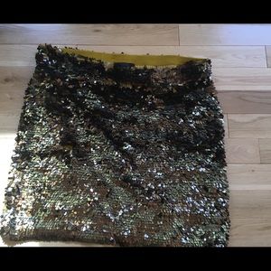 J Crew Sequin Mini Skirt